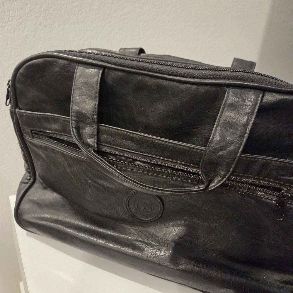 Leather laptop shoulder bag 15x9x6 Inch Book Bag
